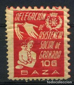 Timbres: ESPAÑA GUERRA CIVIL. BAZA (GANADA). EDIFIL 2